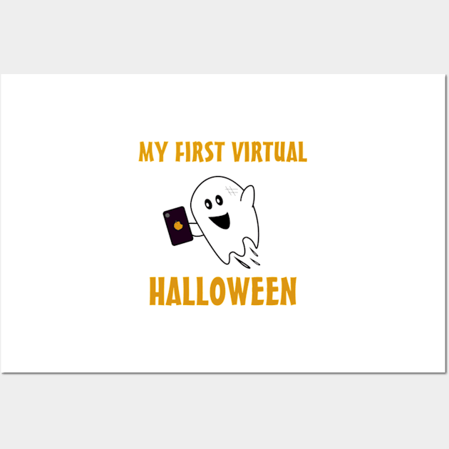 My first virtual Halloween Wall Art by IDesign23